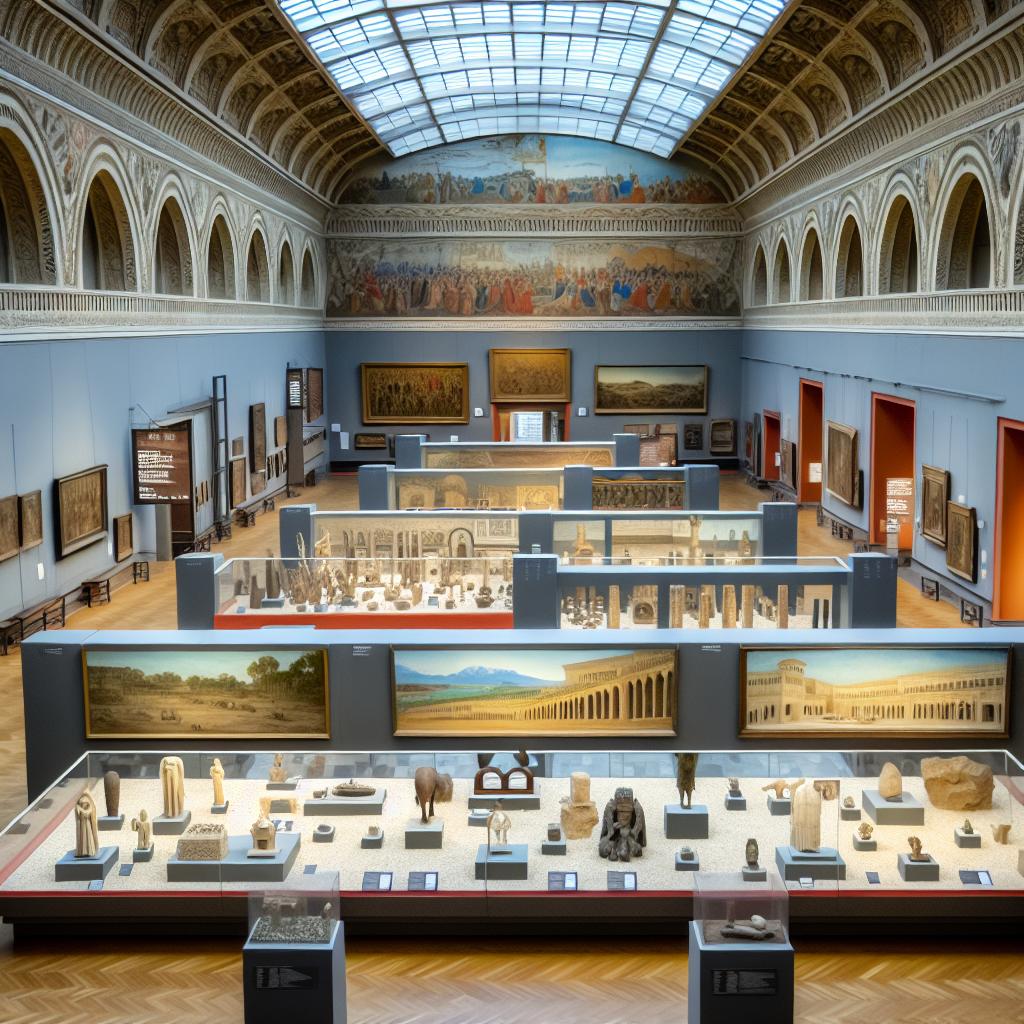 The art collection of the Louvre